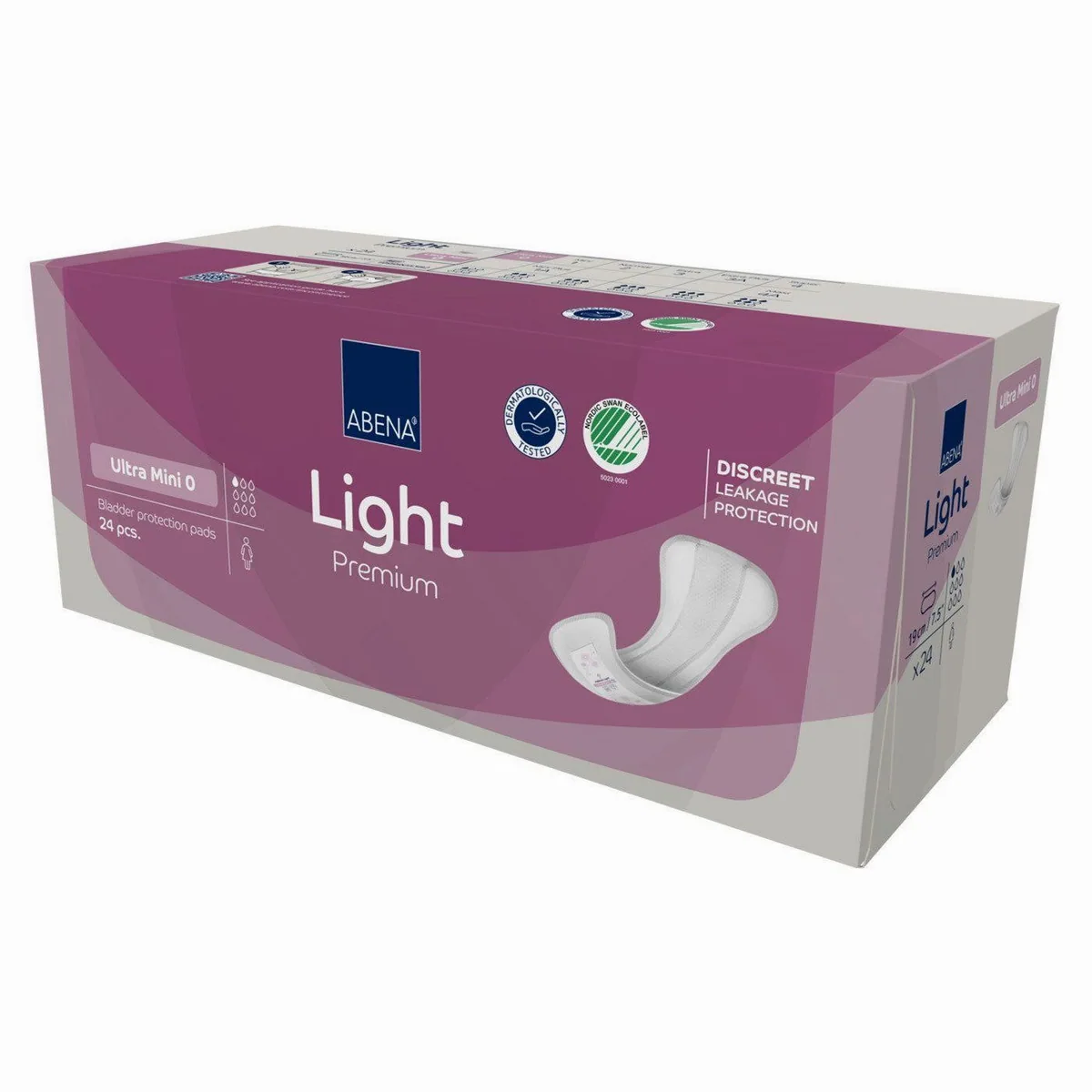 Abena Ultra Mini 0 Inkontinenz-Einlage, 80 ml Saugstärke, atmungsaktiv, für weibliche Anatomie 5