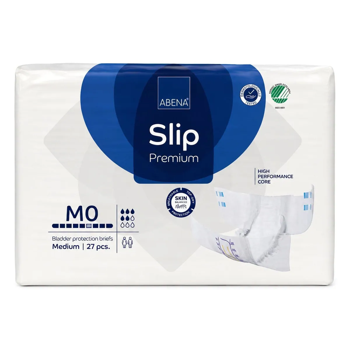Abena Slip M0 Premium, anatomisch geformt, hohe Saugkraft — 27 Stück
