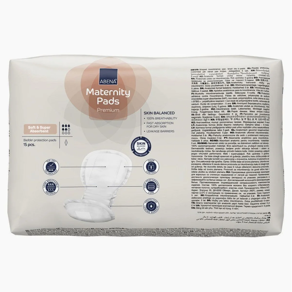 Abena Maternity Pad, hohe Saugstärke, atmungsaktiv und diskret 3