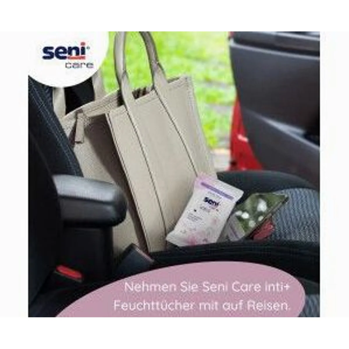 Seni Care inti+ Feuchttücher, sanfte Reinigung, hautfreundlich, praktische Verpackung 2