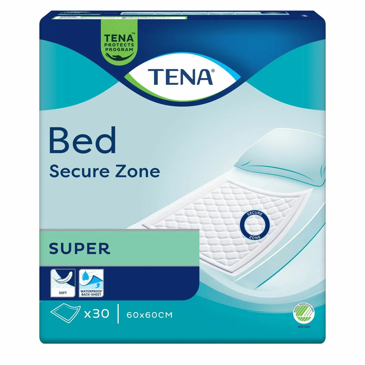 TENA Bed Super, zuverlässiger Bettschutz, schnelle Flüssigkeitsaufnahme, hohe Saugfähigkeit 2