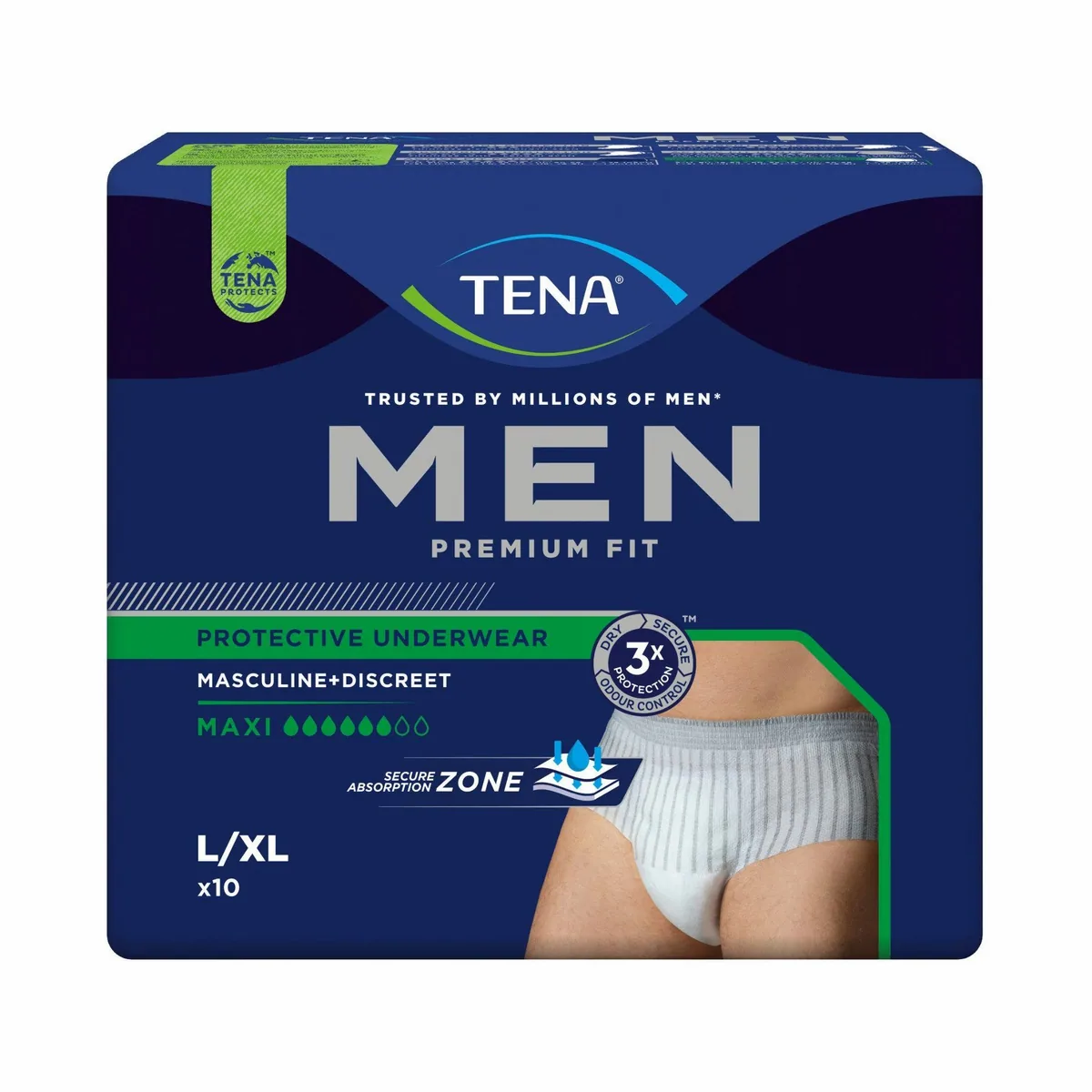 TENA Inkontinenz-Pants TENA MEN, höchste Saugstärke, komfortabel wie Unterwäsche