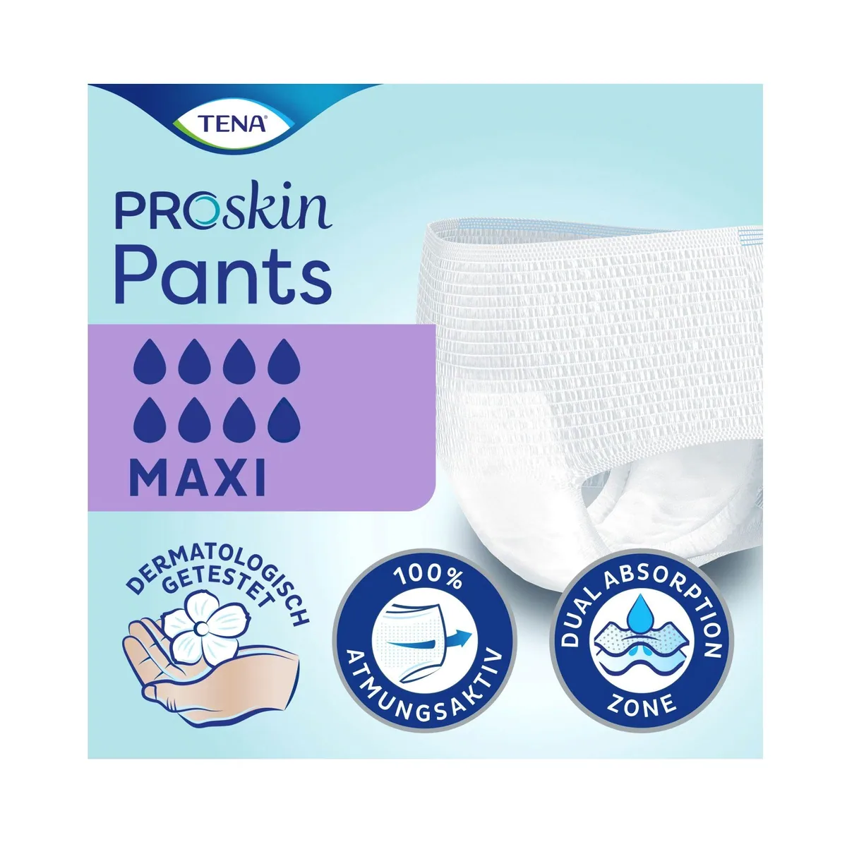 TENA Pants Maxi S, hoher Tragekomfort, effektiver Schutz, diskrete Optik 5