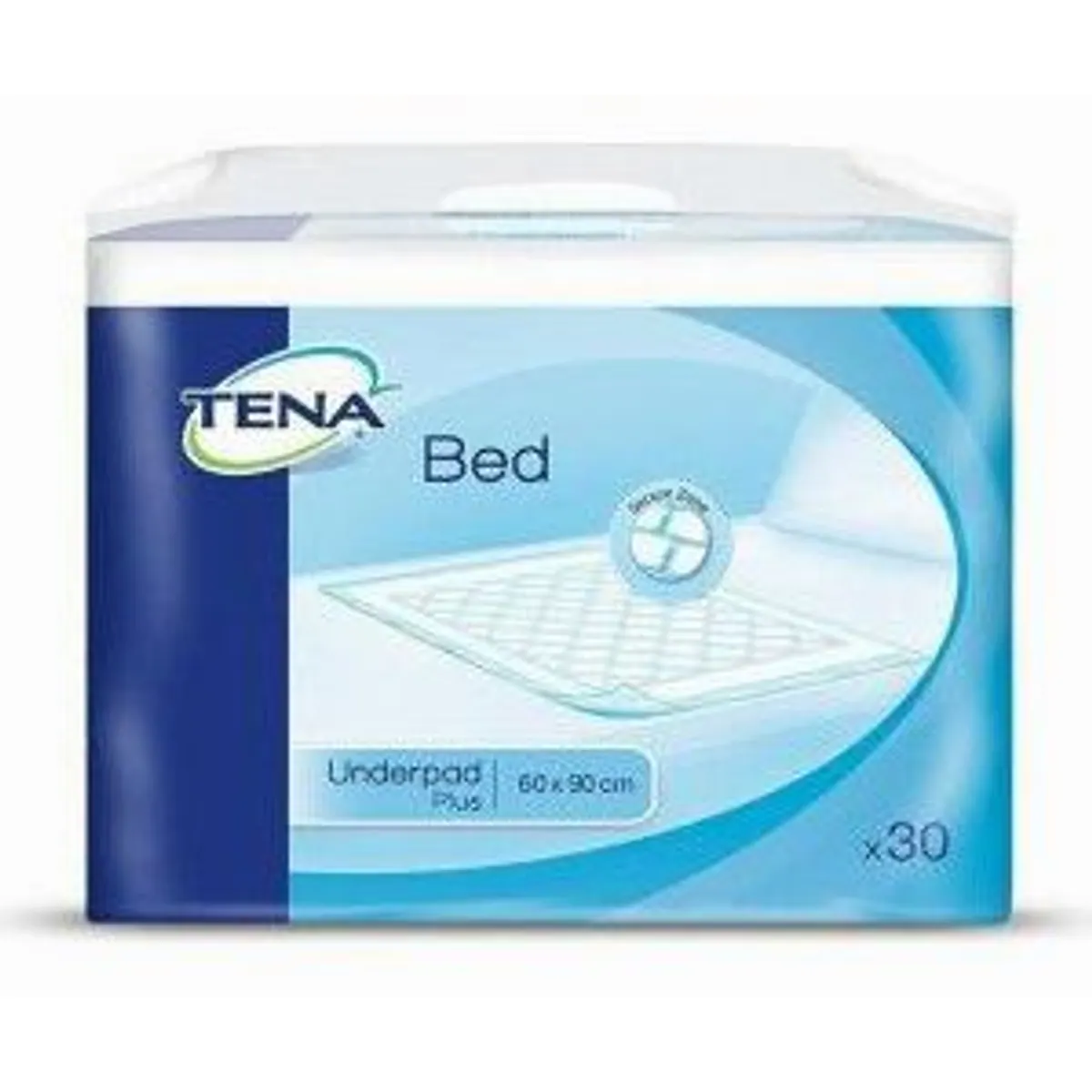 TENA Bed Krankenunterlagen Plus, hoher Saugkomfort, rutschfeste Unterseite, hygienisch verpackt 2